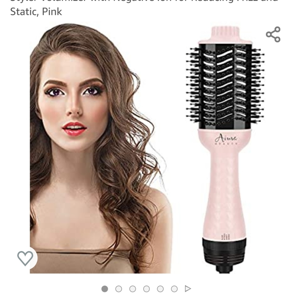 Hair dryer brush